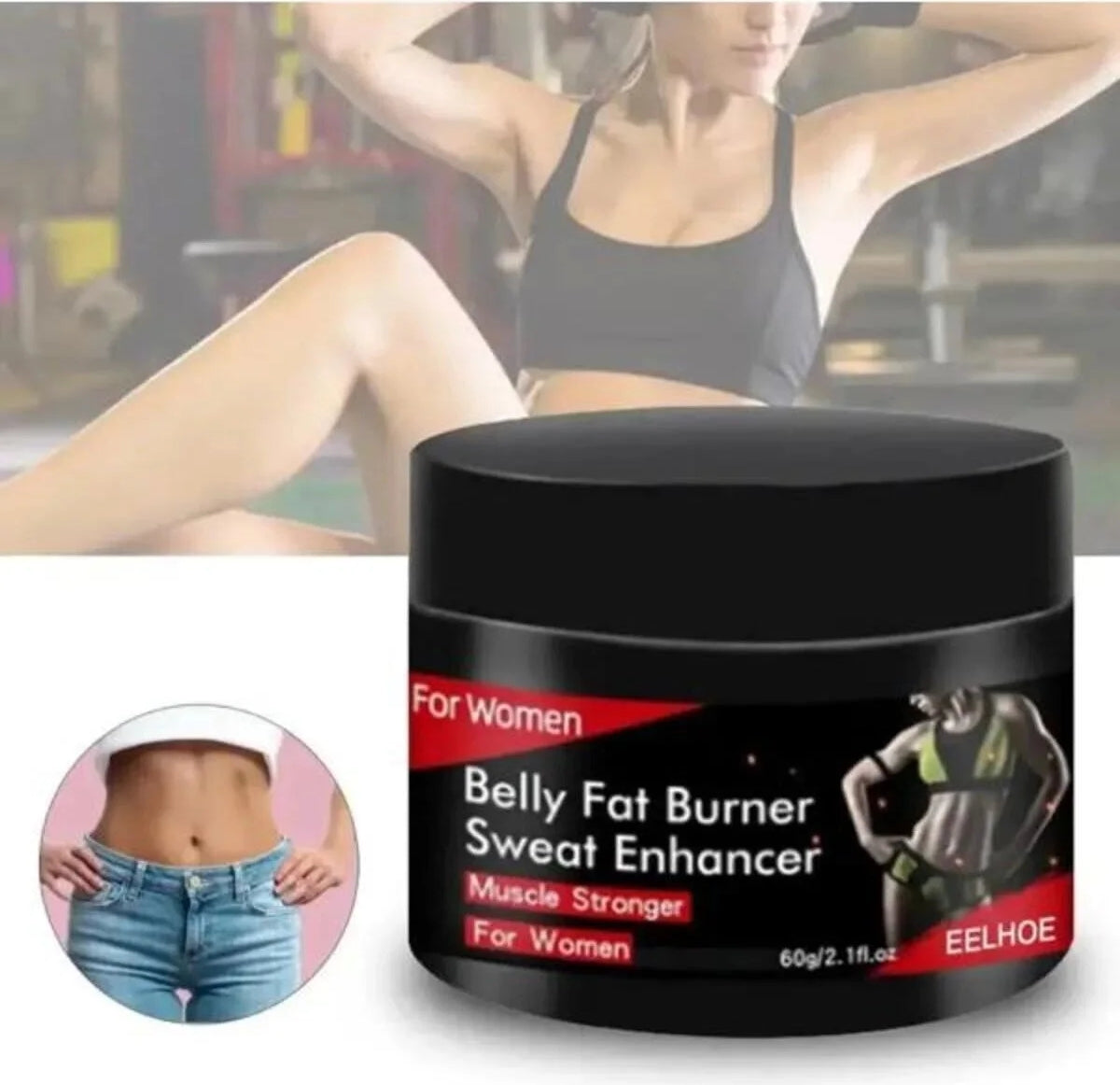 Süper Belly Fat Burner Kadınlara Için Bölgesel Kremi 100 ml 2 Adet