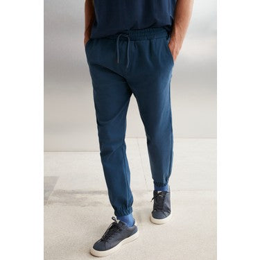 Mavi Erkek Kalın Dokulu Pantolon ile Rahat Stil