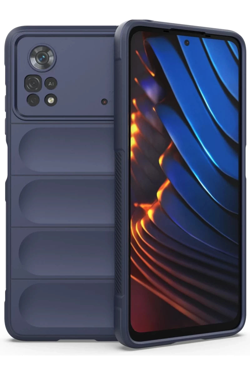 Poco X4 Pro 5G Kılıf Optimum Silikon - Lacivert