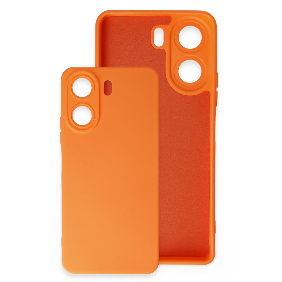 Redmi 13C Kılıf Nano içi Kadife Silikon - Pudra