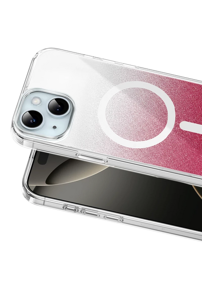 Onegif iPhone 15 Sora Simli Magsafe Kapak - Kırmızı