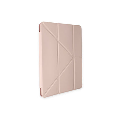 Galaxy P610 Tab S6 Lite 10.4 Kılıf Kalemlikli Mars Tablet Kılıfı - Rose Gold