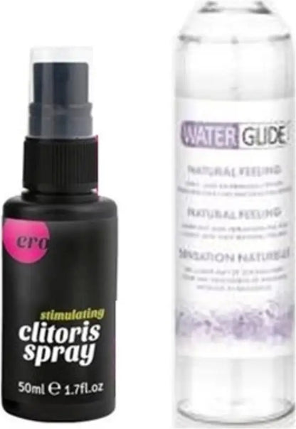 Süper Ero Clitoris Kadınlara Özel Sprey 50 Ml+Waterglide Lubricant 400ML