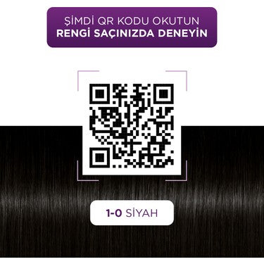 Siyah saç boyası, 115 ml, besleyici yağ içerir