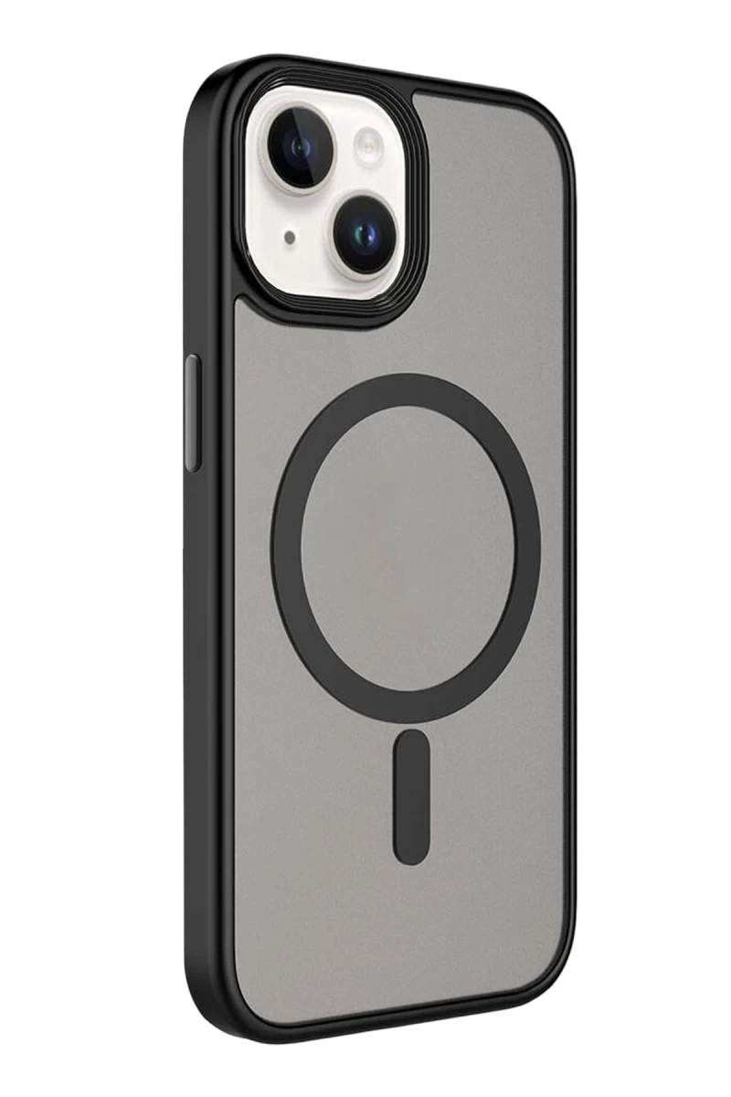 iPhone 15 Megane Magsafe Kapak - Siyah
