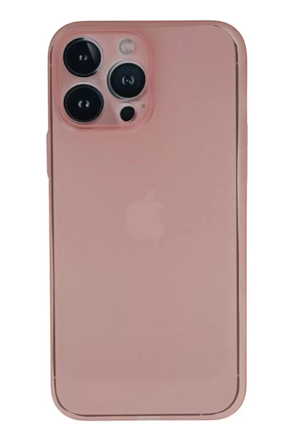 iPhone 13 Pro Kılıf PP Ultra İnce Kapak - Pembe