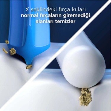 6'lı Diş Fırçası Yedek Başlığı Hassas Temizlik