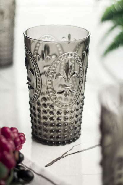 Akrilik Füme 6'lı Uzun Bardak & Su Meşrubat Bardağı 750 ml (Büyük Boy & Cam Değildir)