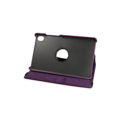 Galaxy X510 Tab S9 FE 11 Kılıf 360 Tablet Deri Kılıf - Mürdüm