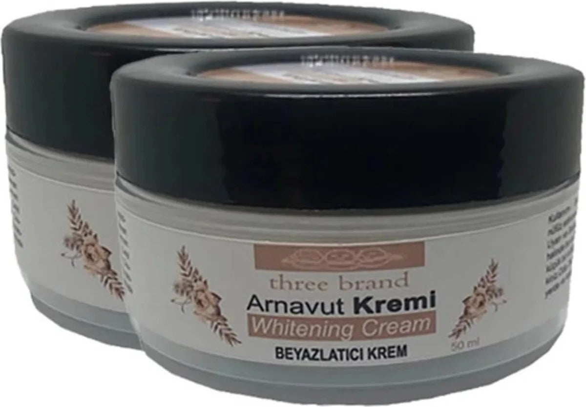 Three Brand Arnavutkremi 2 Adet Whitens Cream Tümbölge Kremi 50 ml
