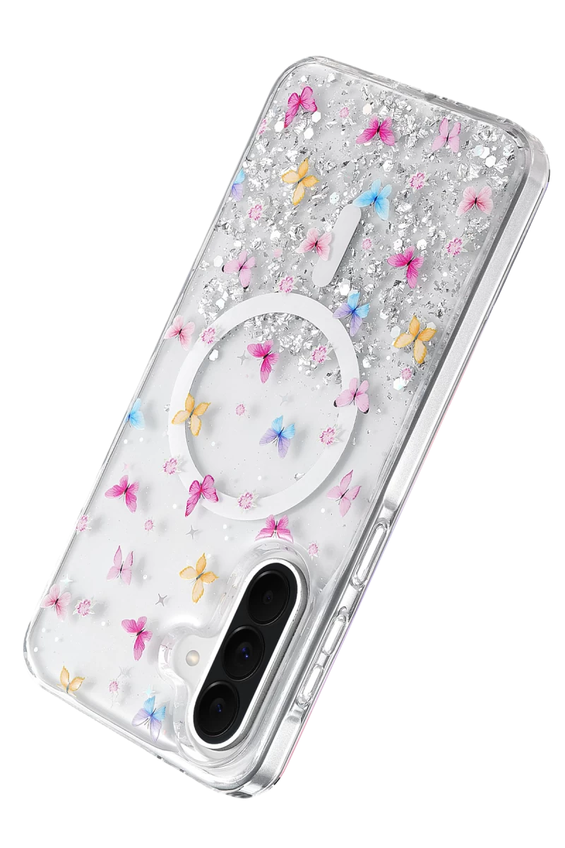 Onegif Galaxy A37 5G Misk Simli Magsafe Kapak - Desen 4