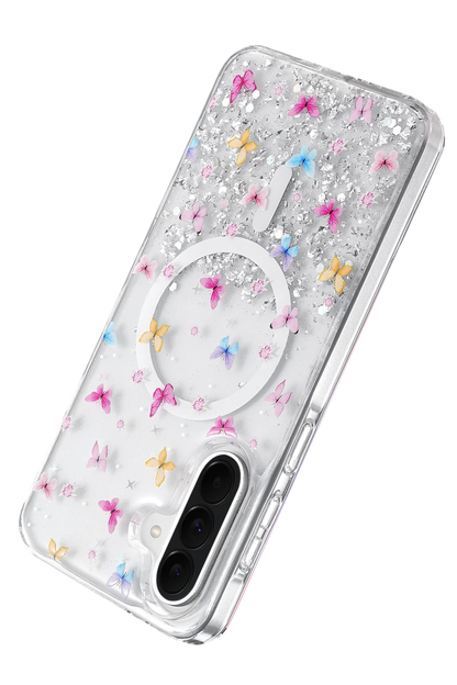 Onegif Galaxy A37 5G Misk Simli Magsafe Kapak - Desen 4