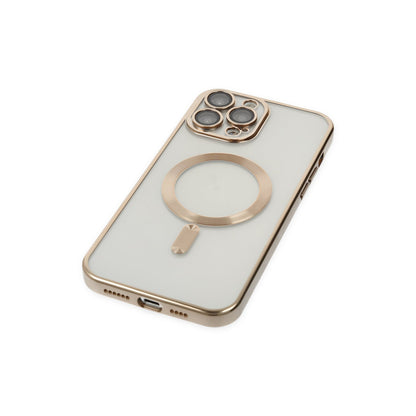 iPhone 14 Pro Kılıf Kross Magneticsafe Kapak - Gold