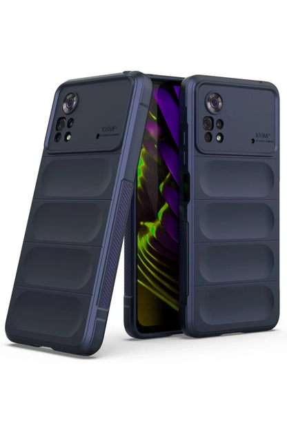Poco X4 Pro 5G Kılıf Optimum Silikon - Lacivert