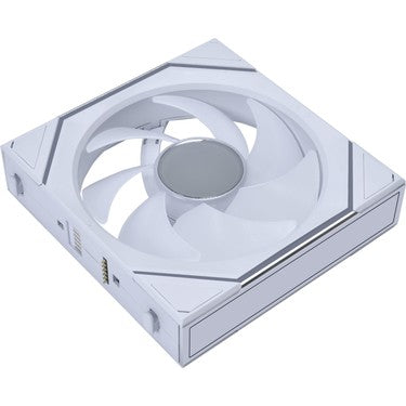 1X120MM Beyaz Kasa Fanı, Kablosuz Tasarım ve Yüksek Performans