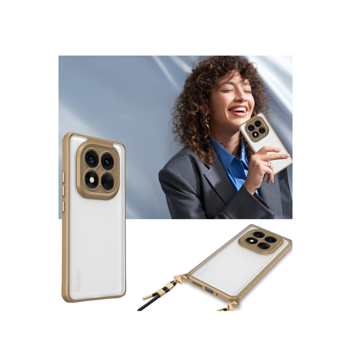 Redmi Note 14 Pro 4G Kılıf Penta Silikon Kılıf - Lacivert