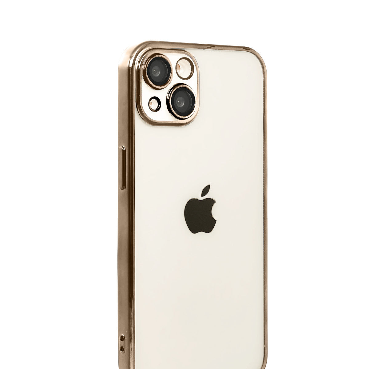 iPhone 15 Razer Lensli Silikon - Çöl Titanyum