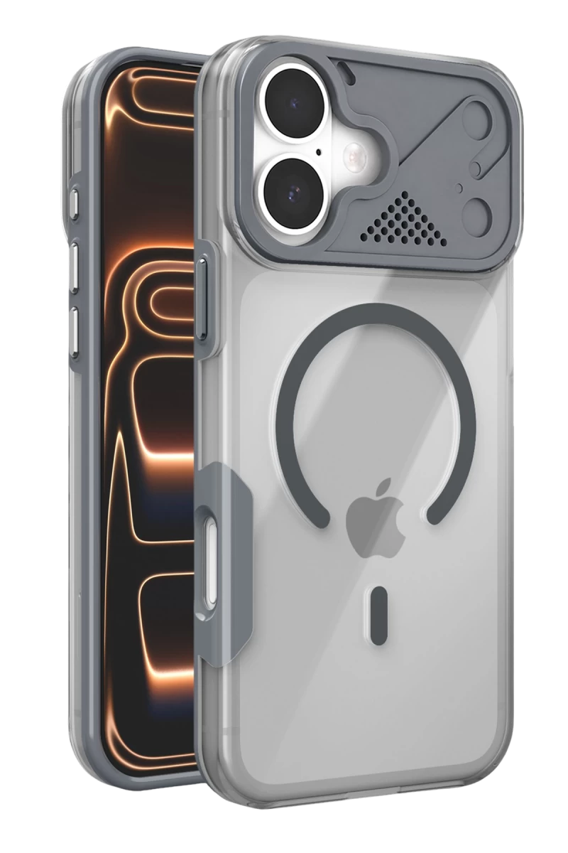 iPhone 17 Zinko Magsafe Kapak - Titan Gri