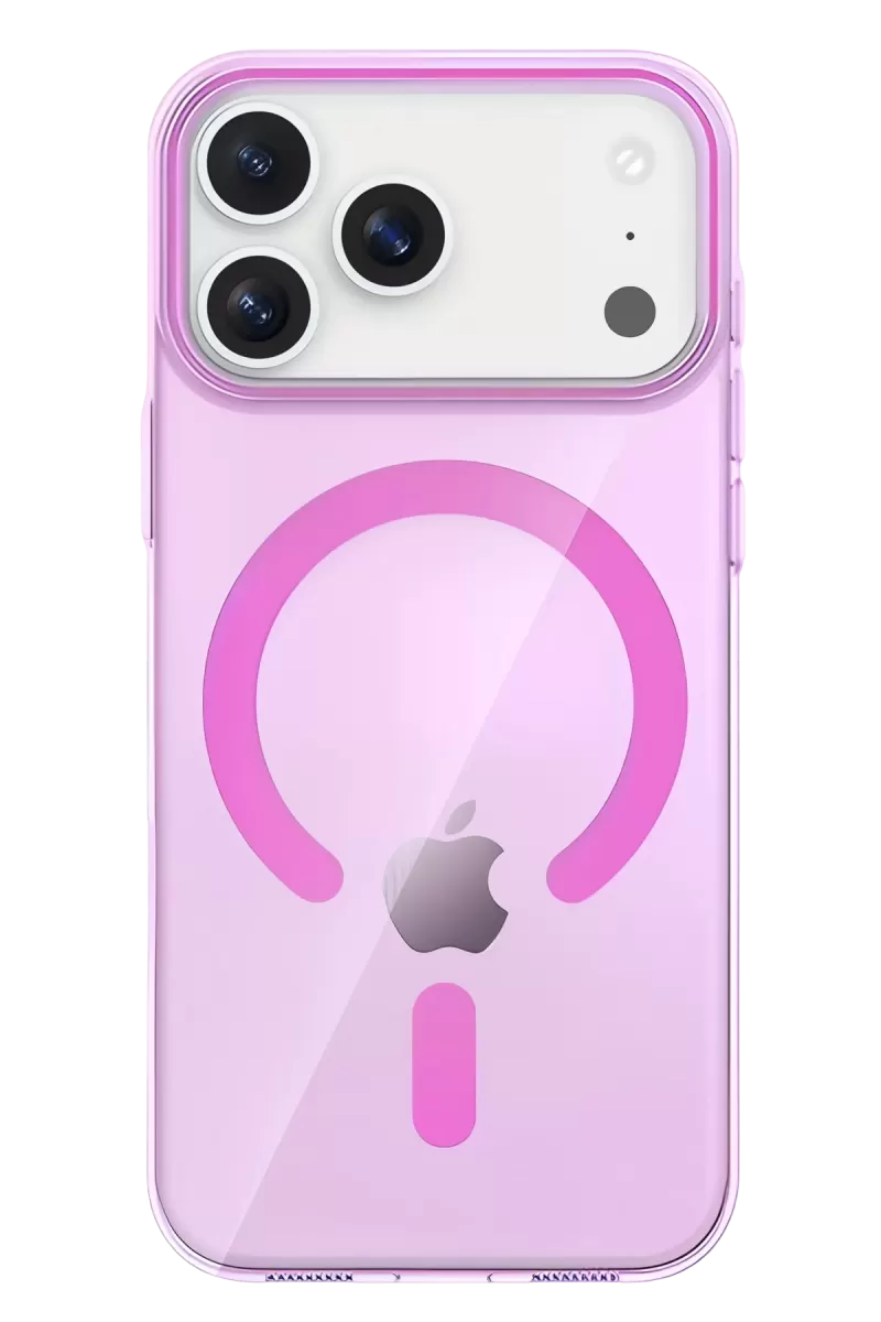iPhone 17 Pro Max PC Blank Magsafe Kapak - Pembe