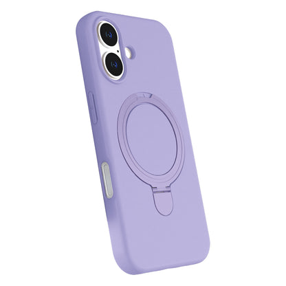 iPhone 16 Plus Regal Magsafe Standlı Kapak - Lila