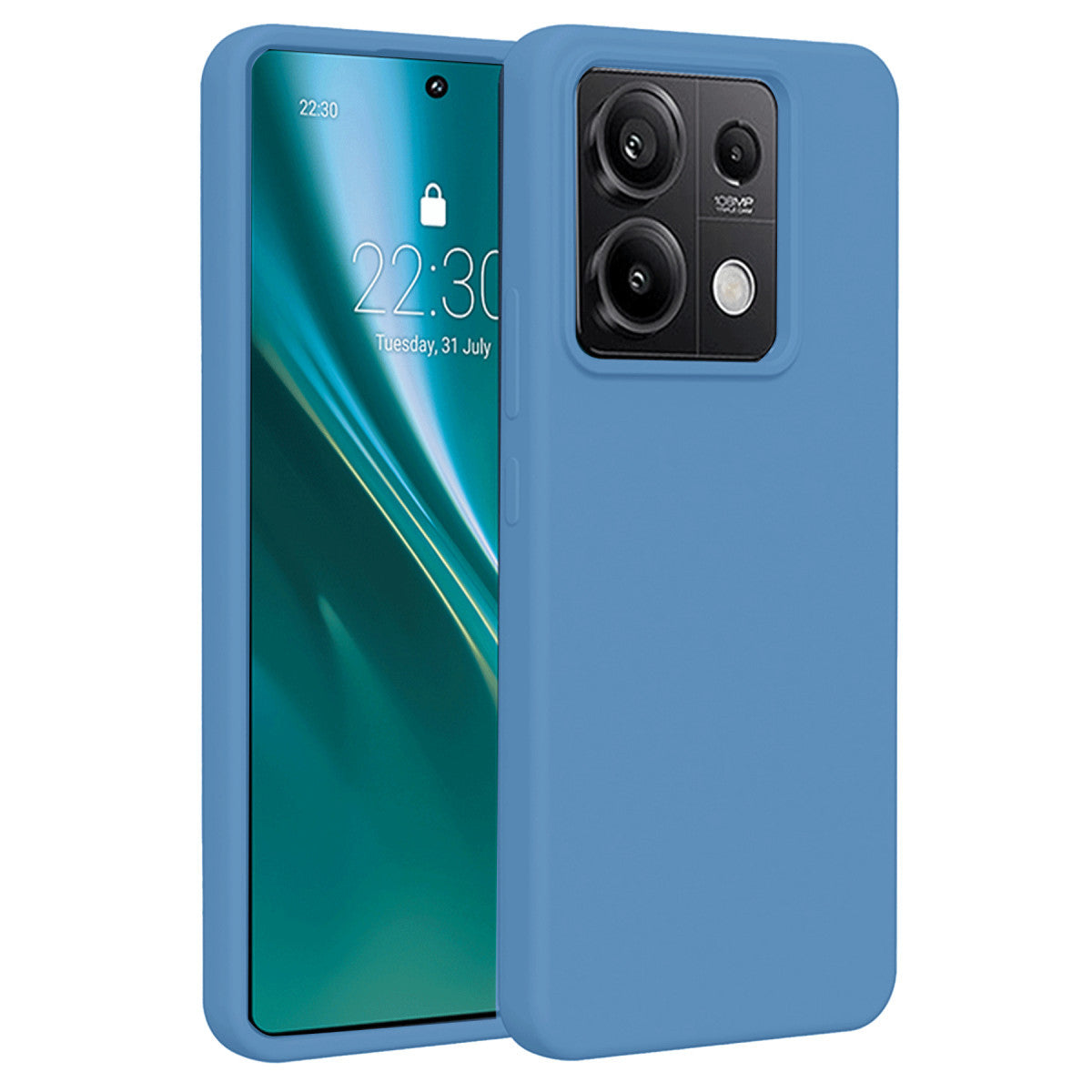 Redmi Note 13 4G Kılıf First Silikon - Mavi