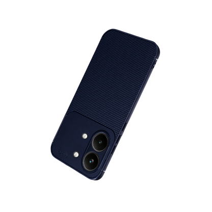 Poco X8 Pro Max Auto Focus Karbon Kapak - Lacivert