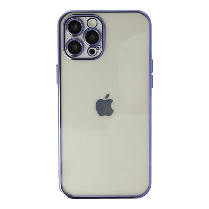 iPhone 12 Pro Kılıf Razer Lensli Silikon - Mor