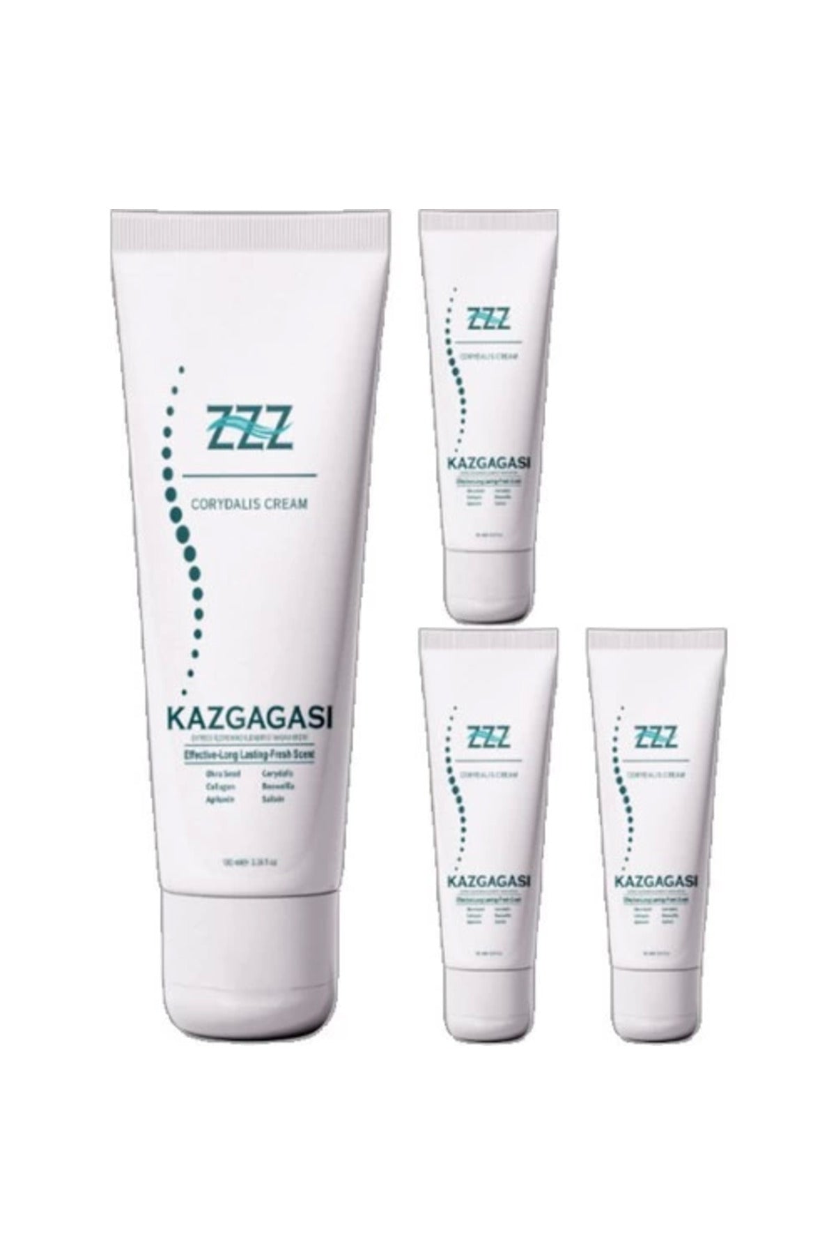 Zzz Kaz Gagası 4 Adet Özel Karışımlı 100 ml Masaj Kremi