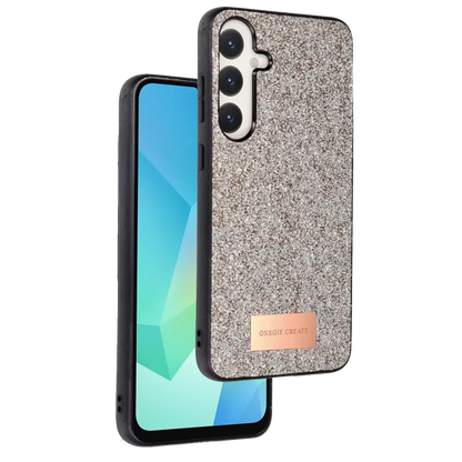 Galaxy A26 Bright Simli Kapak - Gold