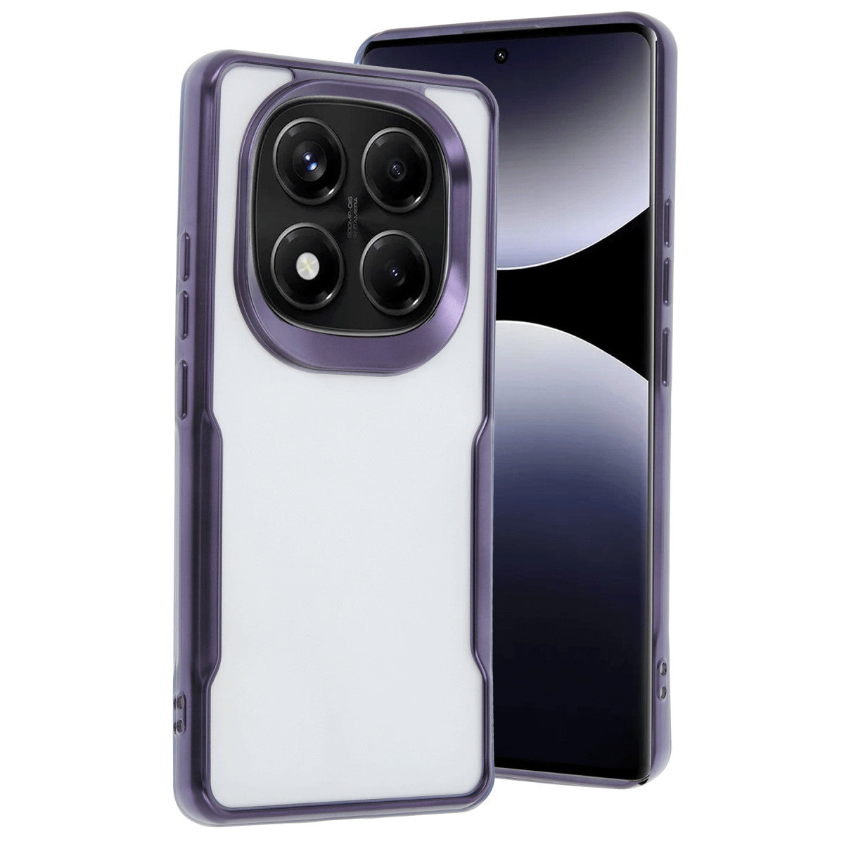 Redmi Note 14 Pro Plus Kılıf Boyi Silikon Kapak - Derin Mor