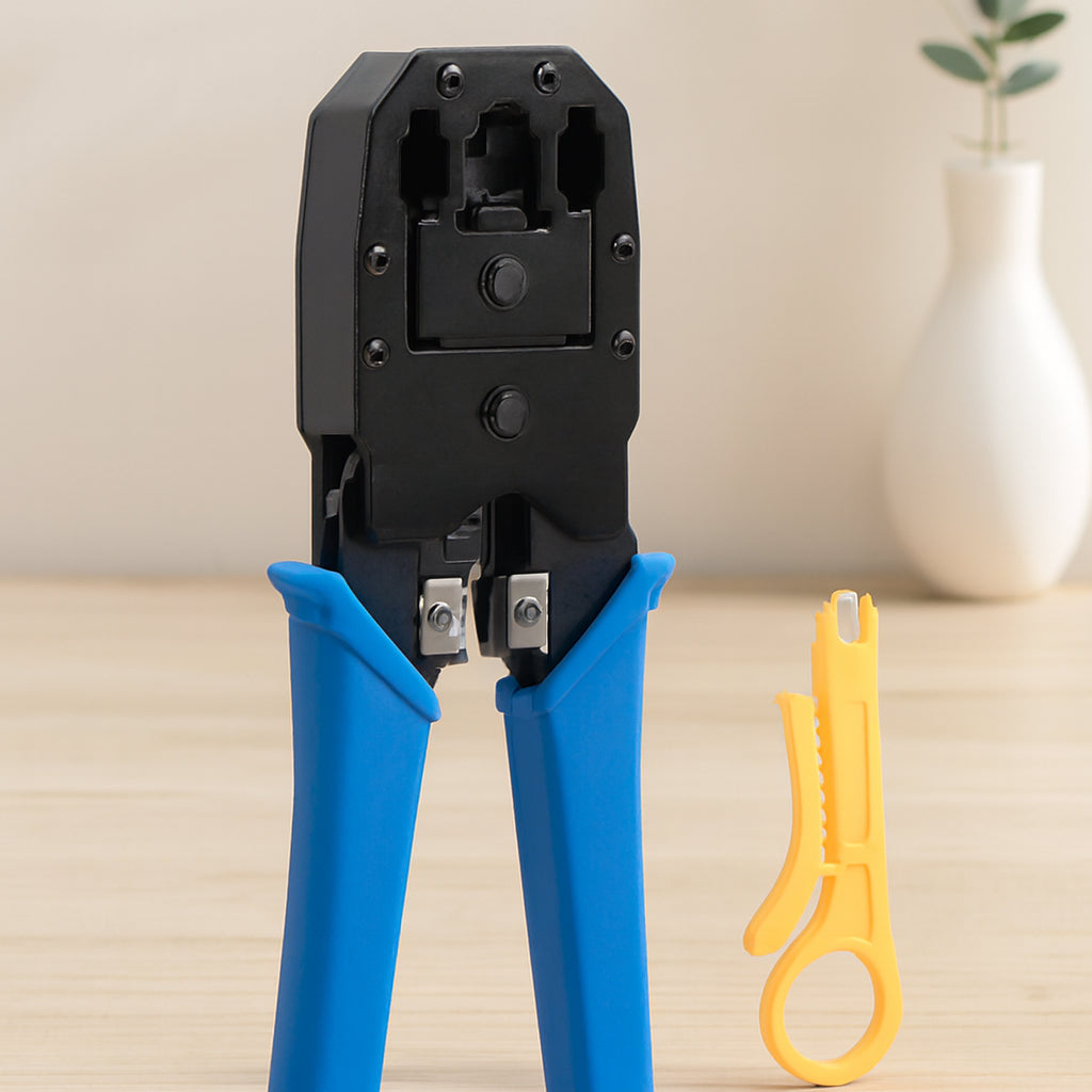 RJ45/CAT5 3'ü1 Arada Krimp Pensesi
