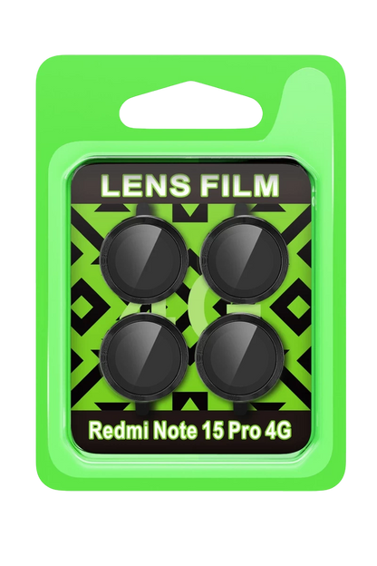 Redmi Note 15 Pro 4G Raze Metal Kamera Lens - Siyah