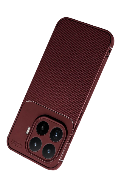 Mi 17T Pro Auto Focus Karbon Kapak - Bordo