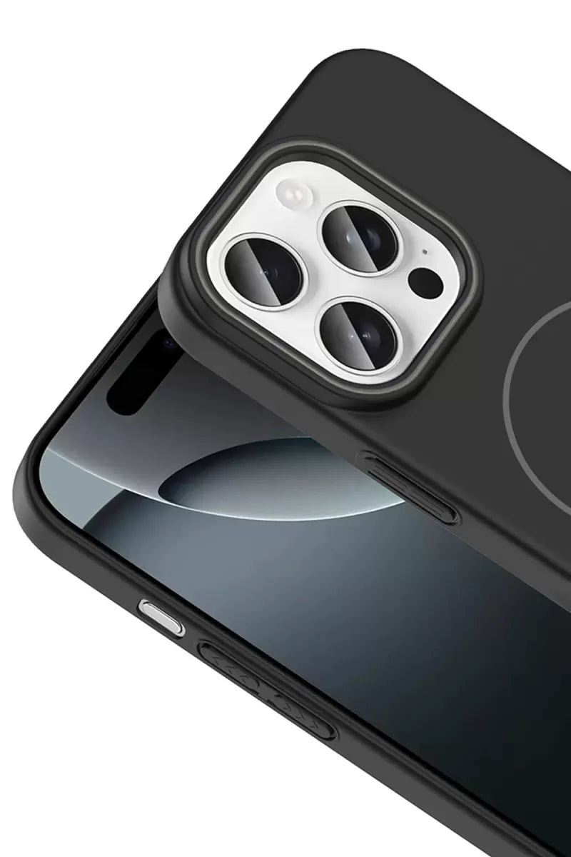 iPhone 15 Pro Max Broş Magsafe Kapak - Turkuaz