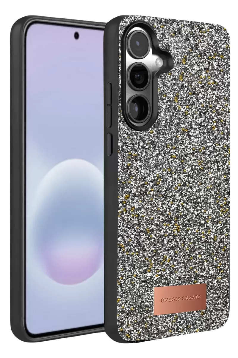 Galaxy A37 5G Bright Simli Kapak - Gold