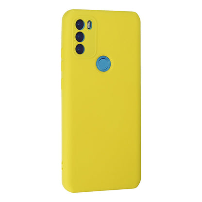 GM 21 Plus Kılıf Nano içi Kadife Silikon - Sarı