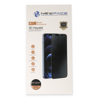Galaxy A07 4G 3D Antistatik Hayalet Cam Ekran Koruyucu - Siyah