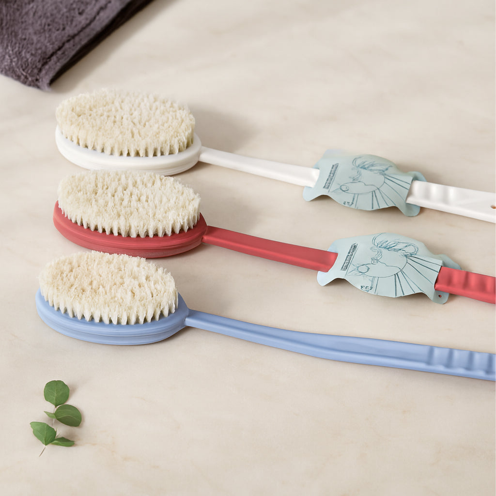 Uzun Saplı Banyo Sırt Fırçası - Lifli