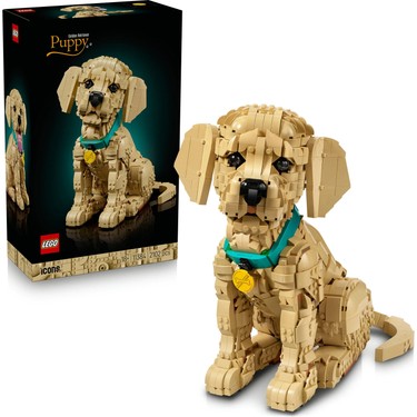 Yavru Golden Retriever Temalı Koleksiyonluk Yapım Seti