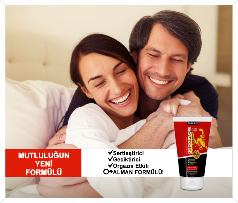 Scorpion 50 ml Maximum Sertleşmenize, Gecikmenize ve Orgazmınızı Etkilemeye Krem
