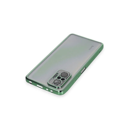 Redmi Note 10 Pro Kılıf Razer Lensli Silikon - Yeşil
