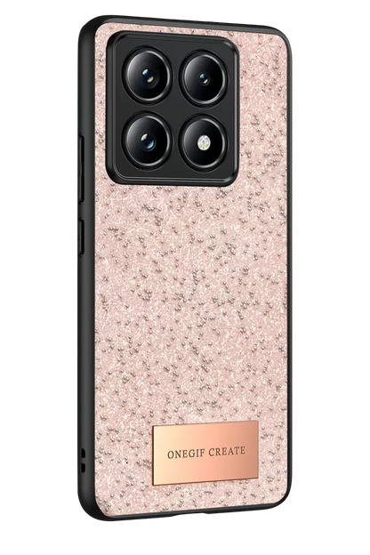 Mi 14T Pro Bright Simli Kapak - Pembe