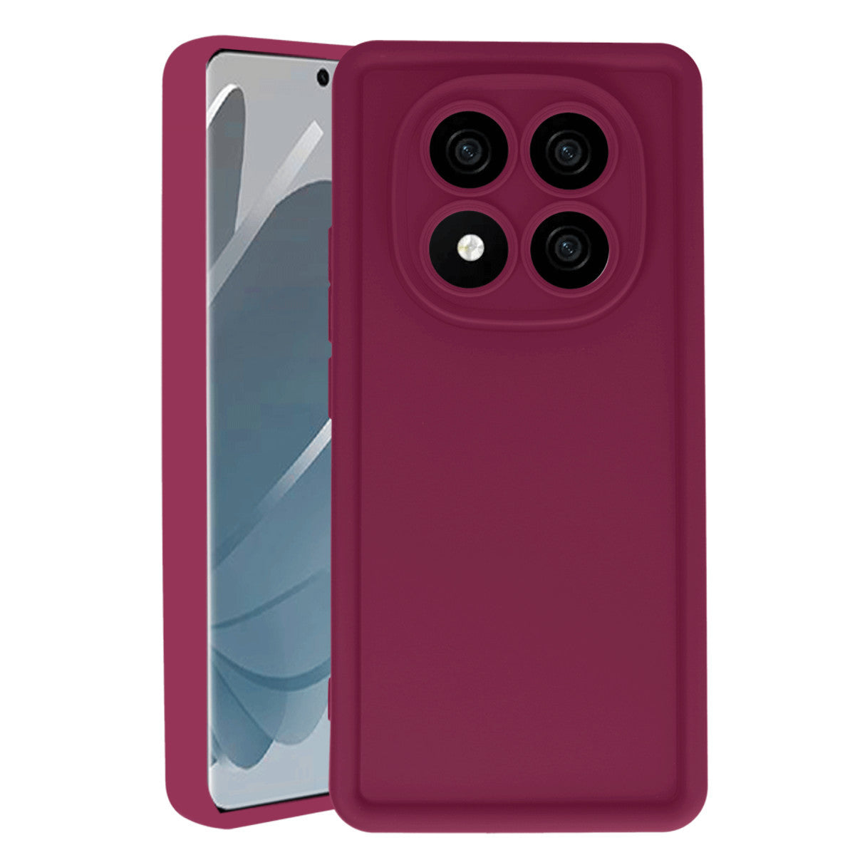 Redmi Note 14 Pro 5G Kılıf Viera Silikon - Bordo