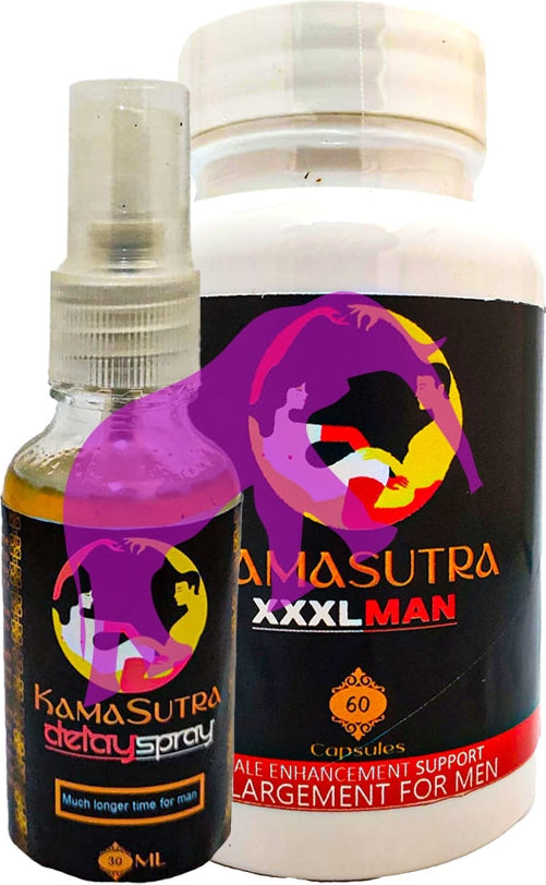 L.kamasutra Erkeklere 30 ml Özel Gelştirilmişsprey + Erkeklere Özeı 60 Lı Xxxlşekillendirmebakım