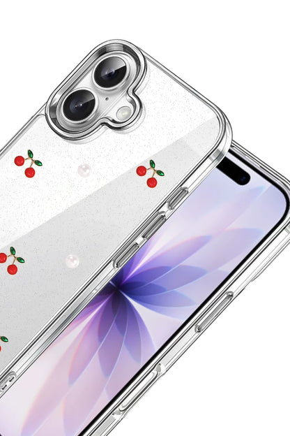 iPhone 16 Plus Fiyonk Desenli Kapak - Desen 9