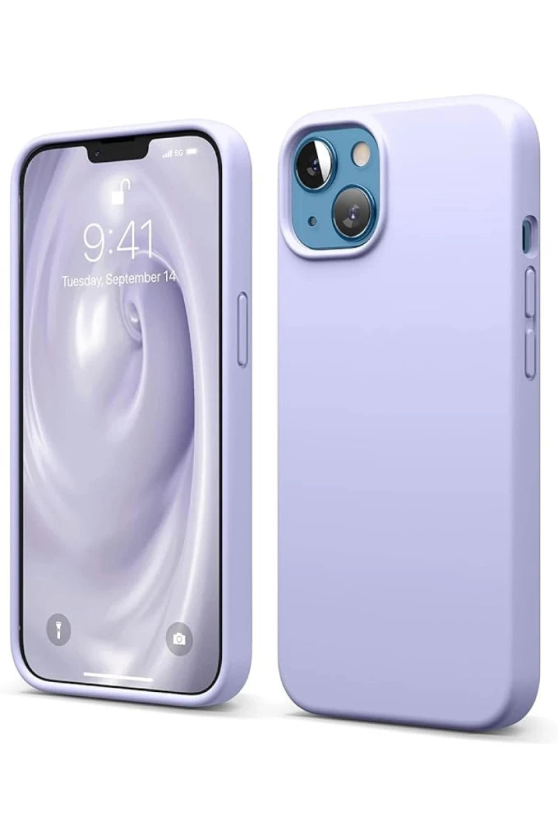 iPhone 14 Kılıf First Silikon - Lila