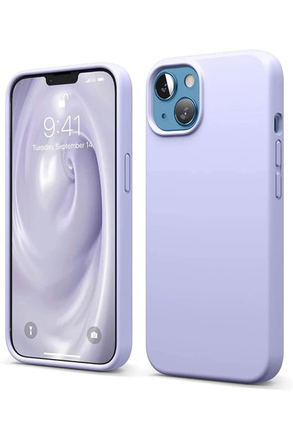 iPhone 14 Kılıf First Silikon - Lila