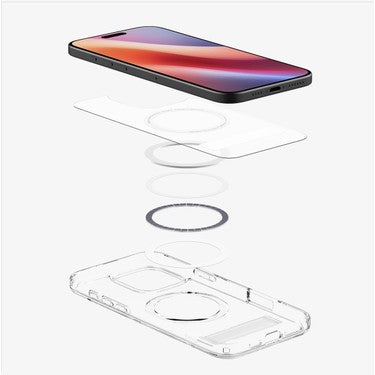 MagSafe Kılıf ile iPhone 16 Pro İçin Metal Stand Özellikli