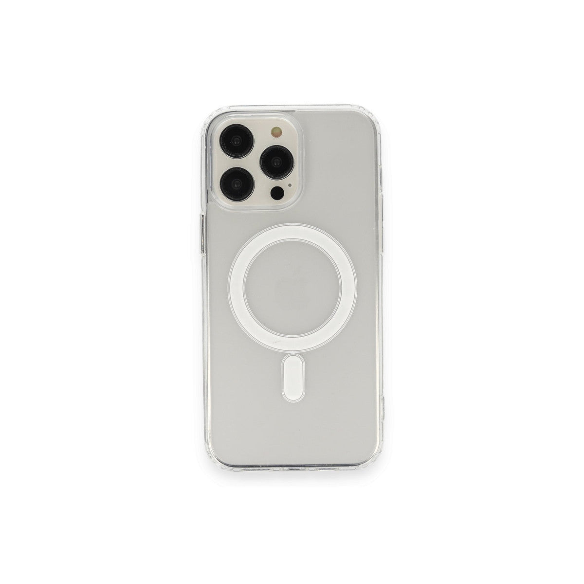 iPhone 14 Pro Kılıf Matte Şeffaf Magneticsafe - Şeffaf