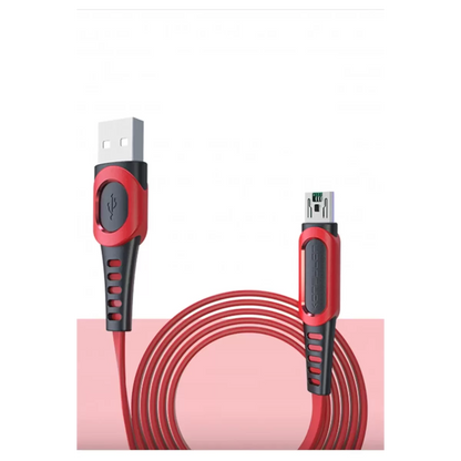 DC24 Micro USB Kablo 1.2M 4A - Kırmızı